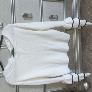 Express black knit sweater.